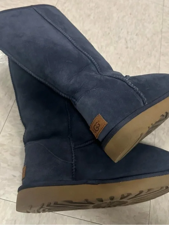UGG Classic Tall II Boots - Navy Suede - Picture 5 of 5